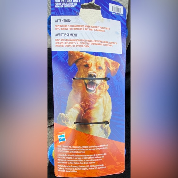 Nerf Dog Tear Fabric Bone Toy - Picture 2 of 3